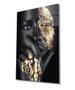Wallity Pintura de Vidrio Templado Decorativo Multicolor 46 x 72 cm
